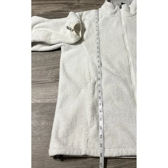 The North Face Women's Osito Full Zip Fleece Jacket Size XL in Moonlight Ivory - Picture 14 of 16